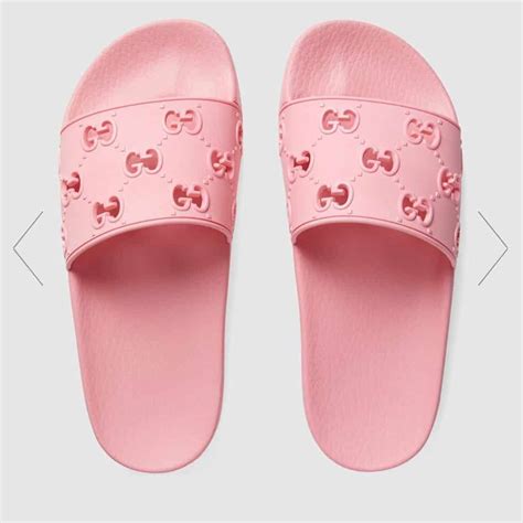 how much are pink gucci slides|gucci flip flops for women.